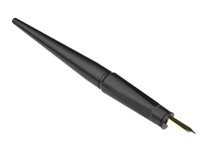 Ink fountain pen 3D model