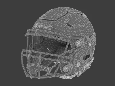 Riddell SpeedFlex Youth Football Helmet 3D model