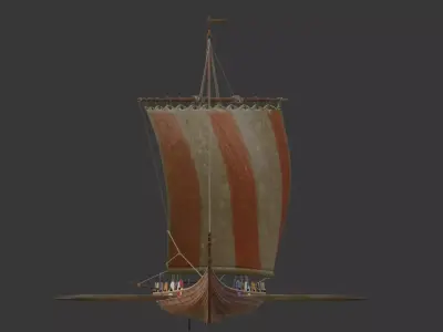 Vikingboat 3D model