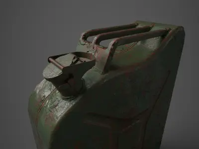 Fuel Canister Free low-poly 3D model
