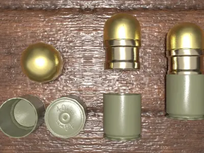 M32 MGL Low-poly 3D model purchase