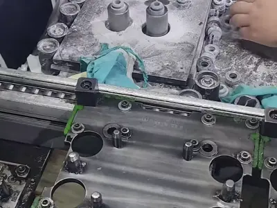 Semi-automatic Compressor Foot Assembly Machine 3D model