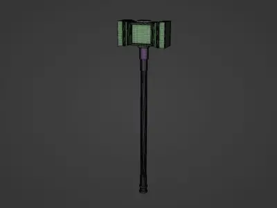 War hammer 3D model