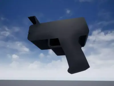 Futuristic Gun Free 3D model