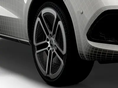Mercedes Benz EQT 2023 wheel 3D model