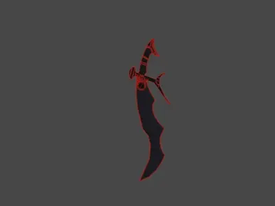 sword Low-poly 3D model 59