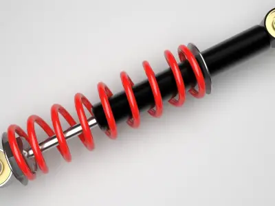 Car Shock Absorber 3D model by erikyavrumyan