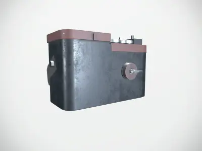 Bomb Exploder Low-poly 3D model