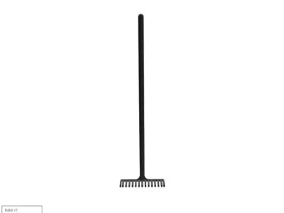 Rake one tenth Free 3D print model