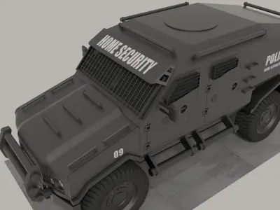 armoured vehicle Free 3D model