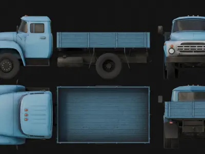 Soviet Vehicles 3D Model Pack