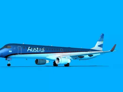 Embraer Emb-190 Austral 3D model