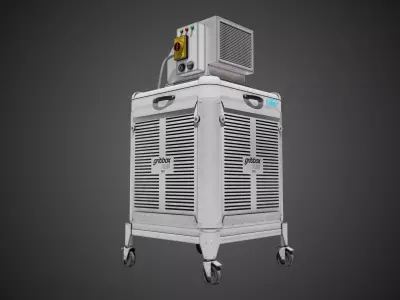 Air Cooler Conditioner  Low-poly 3D model