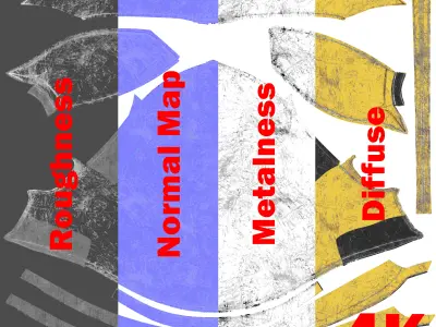 Thanos helmet Low-poly 3D model