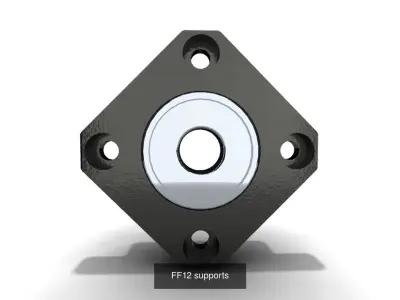 FF supports collection 8 stl model 3D Model Pack