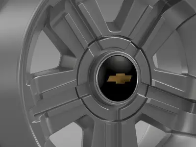 Chevrolet Suburban LZ1 2008 rim 3D model
