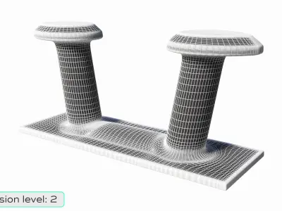 New Ship Bollard 3D model