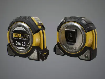 Measuring Tape  Low-poly 3D model