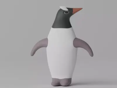 Cartoon Penguin 3D model