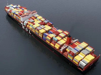 Container Ship  get 3D model