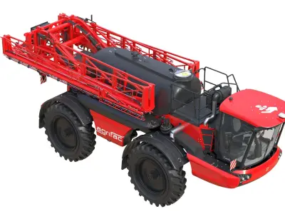 Agrifac Condor Crop Sprayer Low-poly 3D model