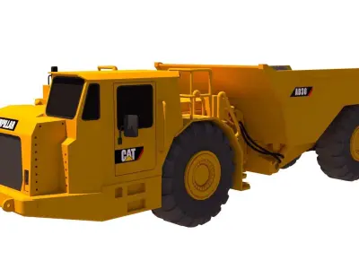 CAT AD30 Low-poly 3D model