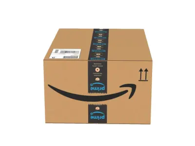 Amazon Box 2K PBR 01 Low-poly 3D model