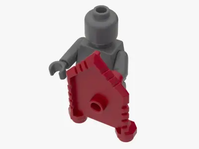 Lego Realsize Shield 3D model