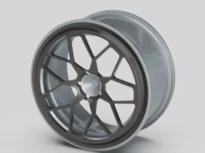rims STL wheel tuning garage Bumper 3D model
