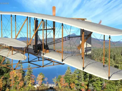 Wright Flyer 3D model