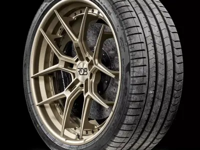 Pirelli P ZERO PZ4 295 35 R23 3D model