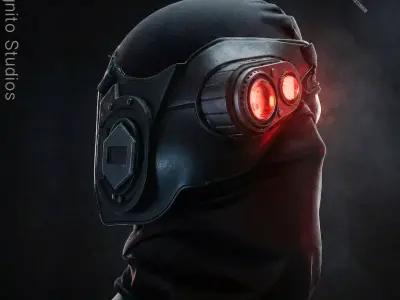 Kestrel Night Vision Goggles Cosplay Mask Accessory 3D print model