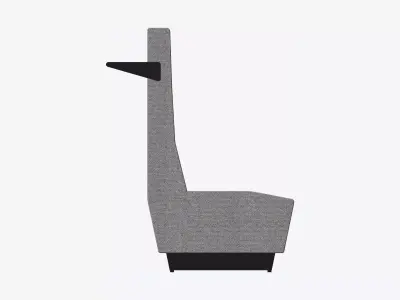 Seating - Contemporary - Blume - Extension - High Back Low-poly 3D model buy