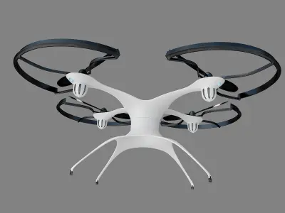 Generic quadcopter drone 3D model