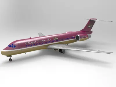 Airliner 717 3D model