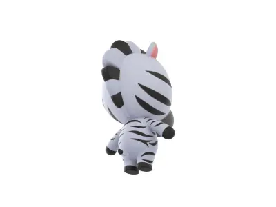 Character032 Zebra 3D model