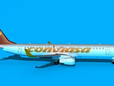 Embraer Emb-190 CONVIASA 3D model