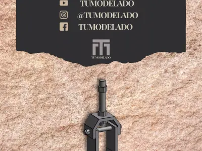 Swivel Pipe Hanger - Revit Family 3D model