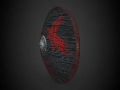 Nordic Ravenshield Low-poly 3D model