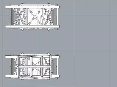 transporting the aircraft to the catapult 3D print model