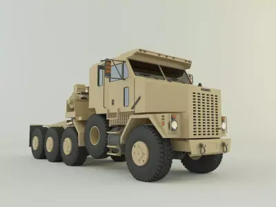 OSHKOSH M1070 military vehicle 3D model