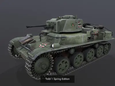 Toldi Tank Family 3D Model Pack