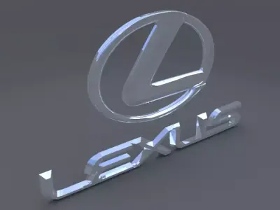 Lexus Logo 3D model