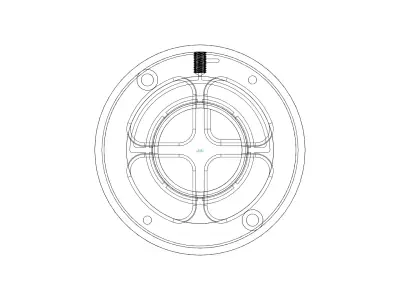 extrusion die 3D model