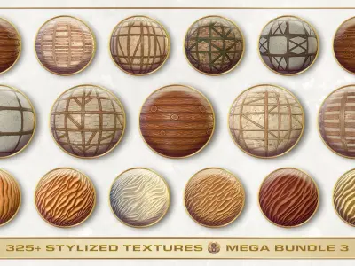 325 Stylized Textures - Mega Bundle Part 3 Texture