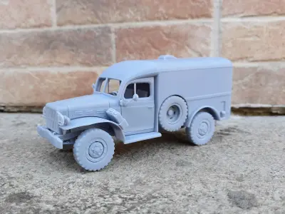 Dodge WC54 - scale model kit 3D print model