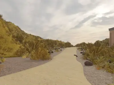 Golden Hills Village 3D model