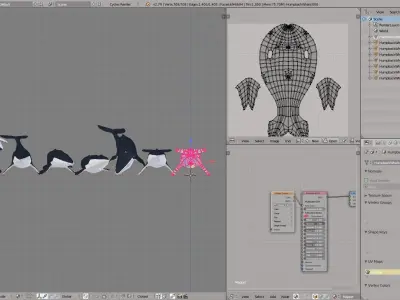 Humpback Whale Low-poly 3D model