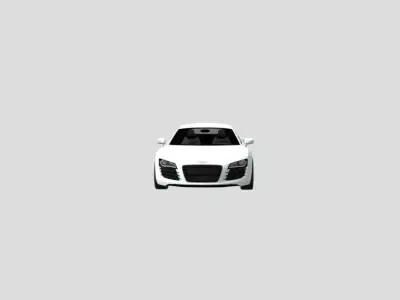 2008 Audi R8 3D print model