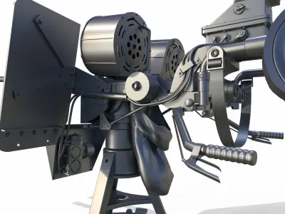 Oerlikon Cannon 3D model
